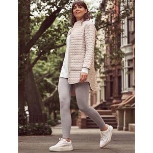 ATHLETA Delancey herringbone tight light asphalt